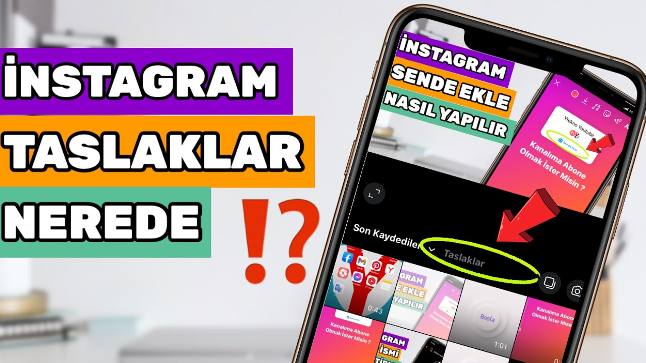 Instagram Taslaklar Nerede? Taslak Kaydetme ve Silme