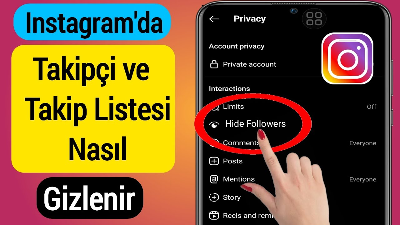 Instagram Takipçi Gizleme