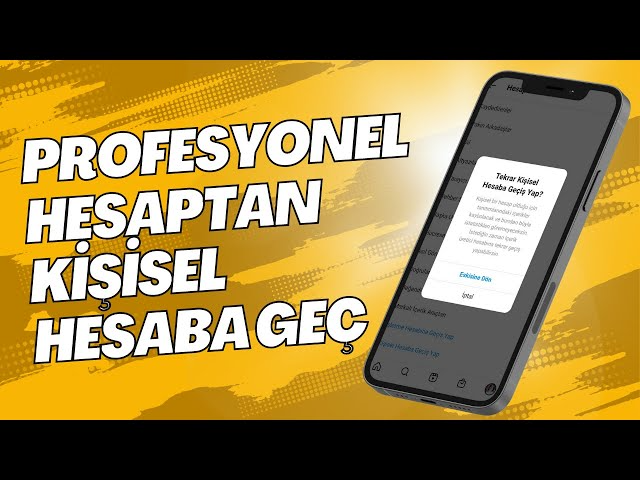 Instagram Profesyonel Hesaptan Nasıl Çıkılır?
